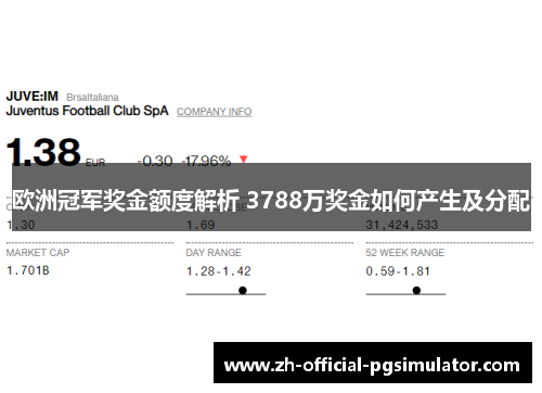 欧洲冠军奖金额度解析 3788万奖金如何产生及分配